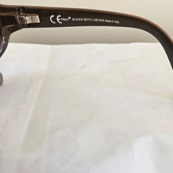 MAUI JIM SUNGLASSES FOR WOMEN PUNCHBOWL MJ219-01 54-17L135 100% MADE IN ITALY CE - Picture 8 of 10